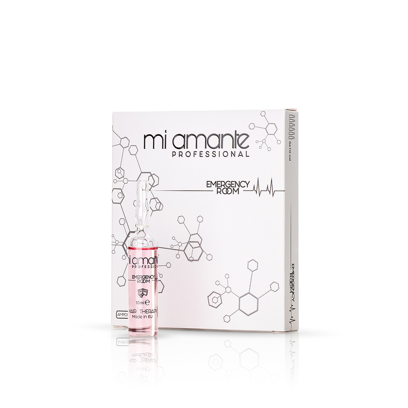 Regeneračné ampulky pre ošetrené vlasy Mi Amante Emergency Room Ampoules 6x10 ml.